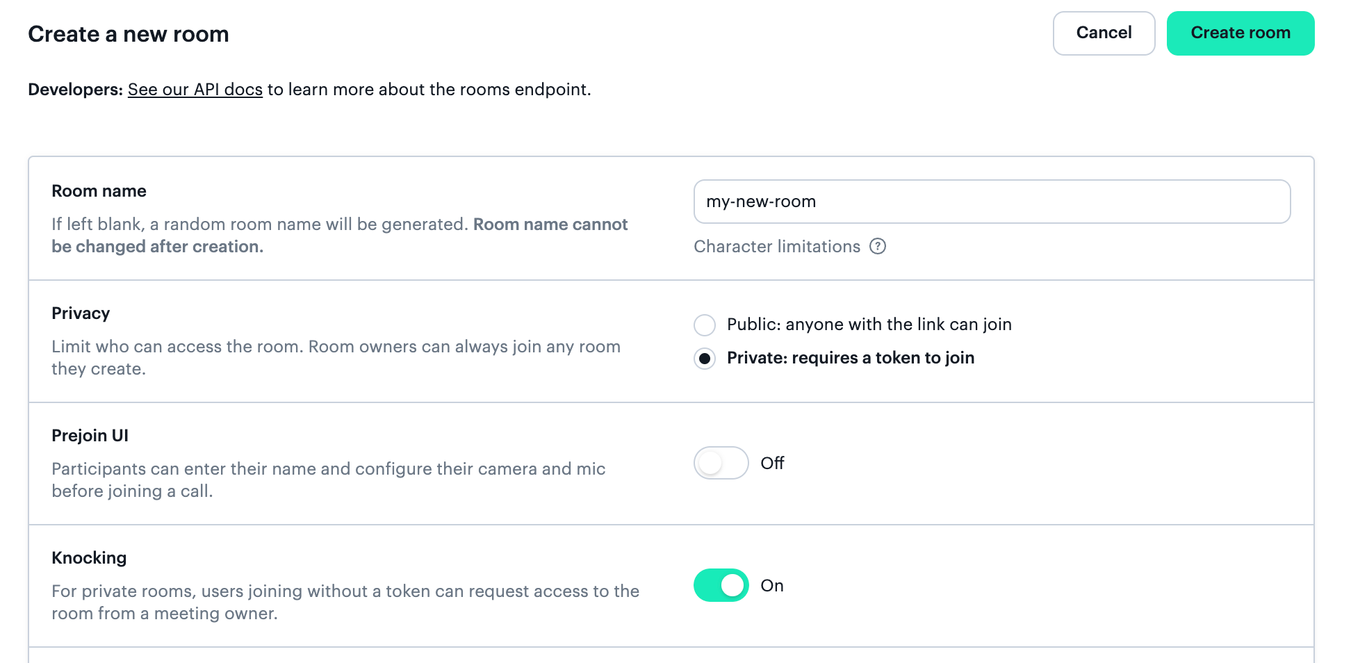 Knocking feature toggle in the Daily dashboard