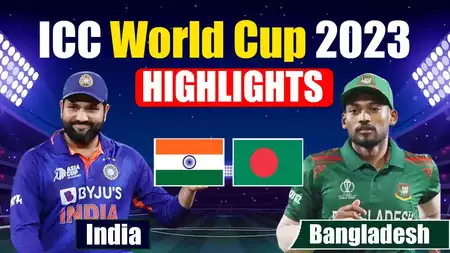 ndia vs Bangladesh HighlightsRemove term: ICC World Cup 2023 ICC World Cup 2023Remove term: India vs Bangladesh India vs BangladeshRemove term: ICC Cricket World Cup 2023 ICC Cricket World Cup 2023Remove term: Virat Kohli's Century Virat Kohli's CenturyRemove term: India's Victory Kohli's 48th Century India's Victory Kohli's 48th CenturyRemove term: High-Scoring High-ScoringRemove term: Match Key Moments Match Key MomentsRemove term: Turning Points Turning PointsRemove term: Kohli's Class Clinical Approach Kohli's Class Clinical ApproachRemove term: KL Rahul's Contribution KL Rahul's ContributionRemove term: Mehidy Hasan's Bowling Effort India's Composure Shreyas Iyer's Mehidy Hasan's Bowling Effort India's Composure Shreyas Iyer'sRemove term: Dismissal Off-Spin Duel Indian Batters Bangladesh Dismissal Off-Spin Duel Indian Batters BangladeshRemove term: Determination Thrilling Determination ThrillingRemove term: Cricket Match Cricket MatchRemove term: October 19 October 19Remove term: 2023 2023Remove term: ICC Cricket World Cup ICC Cricket World CupRemove term: India vs. Bangladesh India vs. BangladeshRemove term: Cricket World Cup 2023 Cricket World Cup 2023Remove term: Kohli's Century Kohli's CenturyRemove term: Cricket Highlights Cricket HighlightsRemove term: ODI Cricket ODI CricketRemove term: India National Cricket India National CricketRemove term: Team Bangladesh Team BangladeshRemove term: National Cricket Team National Cricket TeamRemove term: Sports Rivalry Sports RivalryRemove term: Cricket Tournament Cricket TournamentRemove term: Virat Kohli Virat KohliRemove term: Shakib Al Hasan Shakib Al HasanRemove term: International Cricket International CricketRemove term: Cricket Match Analysis Cricket Match AnalysisRemove term: Cricket Records Cricket RecordsRemove term: Exciting Cricket Moments Exciting Cricket MomentsRemove term: Cricket Fans World Cup Clash Cricket Fans World Cup ClashRemove term: Cricket Victory Cricket Showdown Cricket Victory Cricket Showdown